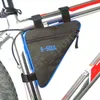 Vattentät 1l Triangelväska Cykling Cykel Framrör Rampåse Mountain Bike Pouch Holder Saddle Bag ZZA348