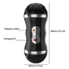 MÉSELO DUAL CANNEUR 18 Modes Auto chauffage masturbateur masculin masculin pour l'homme pipe oral vagin Vraie Pussy Vibrator Sex Toys for Men Y12676271