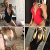 2020 sexy maiô feminino roupa de banho de uma peça bodysuit push up monokini halter cruz fatos de banho roupa de banho feminino beachwear8558874