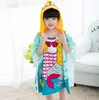 2019 Badhanddoek Deken Micro Fiber Materiaal Kid Cartoon Print Hooded Cloak Zwemmen Strandhanddoeken Multi Style Optioneel Hot Koop TC181203