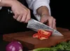 TURWHO Profesyonel Şef Bıçağı 8 inç Gyutou Japon Şam Çelik Yüksek Kalite Mutfak Bıçakları Blade Çok Keskin Pişirme bıçaklar