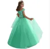 Lavanda Água Melão Linda Meninas Pageant Vestidos Alças Cristais Frisado Espartilho Voltar Vestidos Da Menina de Flor Organza Crianças Forma246q