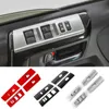 Car Window Lift Switch Panel Trim Cover for Toyota 4Runner Interior Accessories Carbon Fiber