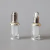 10ml Retro Clear Bottle Tattoo Essence Oil Pump Bottle Piccolo contagocce per olio Profumo Contenitore cosmetico acrilico F3263