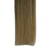 T6 / 18 Brown och Blond OMBRE Virgin Brasiliansk Straight Remy Hair 40 pcs Ombre Tape In Human Hair Extensions Pu Hud väftband i hår