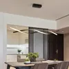 Lampadario a sospensione moderno per ufficio sala da pranzo cucina alluminio onda onda lucentezza Avize moderno lampadario illuminazione