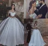 2019 Vintage Arabische Dubai Lange Trouwjurk Prinses Off Shoulder Lace Applique Bridal Town Plus Size Custom Made