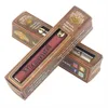 MOQ 1PCS Brass Knuckles Vape Batteri 900 650mAh GOLD Trävariabel spänningspenna med USB-laddare i presentförpackning för 510 trådpatroner