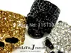 Brand Skull Rings For Men Rock Punk Unisex Crystal Black/Gold Color Biker Ring Male Fashion Skull Jewelry Wholesale