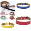 Mode 9 couleurs de haute qualité en cuir de vachette pur collier pour animaux de compagnie en cuir épaissi chien chaîne de mode traction chien accessoires T2I5101