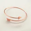 3 Färger Alloy Armband för tjejer Justerbar öppen pilarmband Bangle Bangles Girls Smycken Tillbehör M823