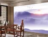 wallpaper for walls 3 d for living room New Chinese landscape scenery living room TV wall modern Chinese landscape background