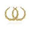 Partihandel-mode örhänge smycken flera former etniska stora vintage bambu hoop örhängen för kvinnor modell nr. NE940-2