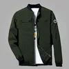 Herbst Frühling Bomber Jacke Männer Casual Slim Fit Pilot Mantel Männlichen Mode Männer Kleidung Armee Grüne Jacke Mäntel Plus Größe 4XL