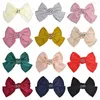 78Inch Girls Stor Bow Knot Hairgrips Bows Hairbow Ties Hair Clips Women Hair Accessories Bowknot Hairpins Pononyil Holder Headre1425365