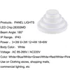 Runde / quadratische RGB LED-Panel leuchtet Steuerung 6W / 9w / 16w / 24W LED-Einbaudeckenverkleidung Licht AC85-265V RGB-Panel Licht CRESTECH