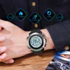 Skmei Smart Watch Мода Спорт Мужчины Смотреть Жизнь Водонепроницаемая Bluetooth Магнитная Загадка Электронный Компас Reloj Inteligent 1512
