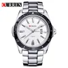 CWP Curren Fashion Business Wristwatch Casual Military Quartz Sports Men's Watch Full Steel Calendar Man Clock Relogio Masculino