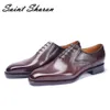 Scarpe da uomo in pelle Scarpe Oxford stringate traspiranti di design da ufficio per matrimoni scarpe eleganti di lusso di alta qualità