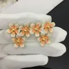 New Arrivals luxury designer women earrings enamel flowers earrings for women fashion party jewelry 1065706