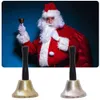 Guld / Silver School Restaurang Service Hotell Mottagning Call Christmas Handbell Service Hand Bells Jingle Ringtones Xmas Decor