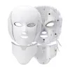 Foreverlily 7 Kolory Light LED Maska twarzy z odzyskaniem skóry Neck Anti Trądzik Terapia Foton Wybielanie Instrument dokręcania
