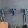 新しく製造された鹿のRhino象のキリン馬の動物の装飾的なフッククリエイティブな樹脂モデルのバスルームの壁フックコートの壁のフック