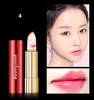 Hot New Flower Jelly Lipstick Magic Temperatur Ändrad Färg Lip Blam Rosa Transparent Fuktgivande Clear Flower Lip Gloss With Mirror