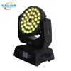 2en1 Flycase / carretera Caso 36 * 18W 6in1 RGBAW + UV LED zoom principal móvil de la luz de la colada de DJ Luz Lira iluminación del disco