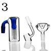 Coletor de cinzas de 14 mm Equipamentos de dab de vidro inebriante Cachimbos de vidro Bong perc para cachimbo de água Ferramenta de dab de 14 mm Tigela de banger