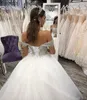 Arabische Boho-Ballkleid-Hochzeitskleider aus der Schulter, Strand-Hochzeitskleider, günstige Prinzessin-Land-Brautkleider, Vestidos De Novia Z82