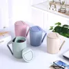 Nordic Wheat Straw Tea Cup Saucer Lid Infuser Tea Cup Nordic Style Wheat Straw Couple Mug Plastic Office Tea Cup