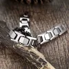 New Healing Magnetic Bracelet MenWoman Titanium steel 2 Health Care Elements Magnetic Tourmaline Rose Gold Bracelet Hand Chain8073336