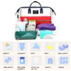 Nappy Bag Mummy Büyük Kapasite Çantası Anne Bebek Çok Fonksiyonlu Çok Fonksiyonlu Su Geçirmez Açık Seyahat Bebek Bebek Çantaları Arabaz Anne Totes9721361