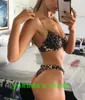 online sports Bikini suit Swimwear Sexy Leopard belt one piece Vneck mesh splicing sexy high waist bikini high waist Bikinis set 6815287