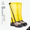 Black Crystal Professional Waterproof Leging Gaiter Leg Cover Camping Vandring Jakt Silicon Ul Gaits7171972