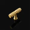 Gold Brass Knurled Textured simple Kitchen cabinet Handle Drawer Pulls Dresser Knobs Wardrobe Handles Furniture Door Hardware251w