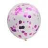 50 pezzi colorati palloncini coriandoli con paillettes dorate macchie palloncino magico trasparente 12 pollici decorazione natalizia festa di compleanno Supplie3065054