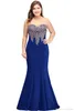 Plus Size Mermaid Evening Dress Gold Appliques Long Formal Women Party Prom Gowns Robe De Soiree Longue CPS262