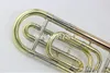 Professionele messing instrument Margewate Superior B TONE F # tenor trombone hoorn fosfor copper gratis verzending met case