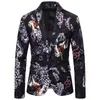 Blazer da uomo con stampa animalier Abiti da giacca Blazer casual monopetto da uomo con stampa di angeli adorabili di alta qualità