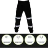 Men Sweatpants Comfortable Joggers Male Trousers New Men Fashion Patchwork Reflective Overalls High Visibility Safe Work Pants1