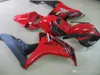 Kit de carénage en plastique moulé par injection pour HONDA CBR1000RR 06 07 carénages rouge noir CBR1000RR 2006 2007 OT05