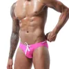 2019 Solida Mens Swim Briefs Sexiga Gay Män Badkläder Bikini Baddräkt Simning Trunks Man Beach Badkläder Surfing Slitage Sunga 111