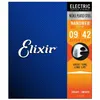 1 set Corde per chitarra elettrica super leggere Elixir 12002 Nanoweb 9423058781