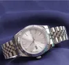 고급스러운 36mm DATEJUST 금과 실버 투톤 스틸 벨트 남자의 기계식 자동 시계 REL 비즈니스 대통령 시계 선물