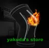 Skydda Jacquard Stickning Nylon Kneepad Sportskydd Elbow Knee Pads Fotboll Fitness Basket Sport Yakuda Fotbollsträning Andas