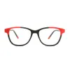 Vente en gros - Lunettes de vue en acétate Cadres Lunettes optiques de style de luxe Multi Couleurs Lady Elegant Square Myopia Eye Glasses