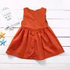 Summer Casual Baby Girls Toddler Kids printed cartoon Fox Dress Formal Party Wedding Tutu sleeveless Dress for girls7976183