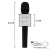 Q9 Bluetooth Wireless Microphone Portable Handheld Wireless KTV Karaoke Player Dual Horns högtalarhögtalare för iPhone Samsung5859420